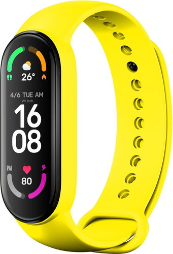 RhinoTech for Xiaomi Mi Band 6 yellow - Watch Strap - Main image