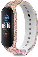 RhinoTech for Xiaomi Mi Band 3/4 White Carnival Motif - Watch Strap