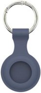 RhinoTech Silikon-Hülle für Apple AirTag dunkelblau - AirTag Schlüsselanhänger