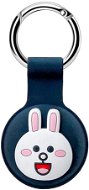 RhinoTech Kinder-Silikon-Hülle für Apple AirTag - Kaninchen-Motiv - AirTag Schlüsselanhänger