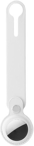 RhinoTech PU Case with Loop for Apple AirTag White - AirTag Loop - Main image