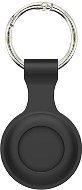 RhinoTech Silikon-Hülle für Apple AirTag schwarz - AirTag Schlüsselanhänger