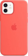 Apple iPhone 12/12 Pro Citrus Pink szilikon MagSafe tok - Telefon tok