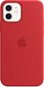 Apple iPhone 12 and 12 Pro Silicone Case with MagSafe, Red - Phone Cover