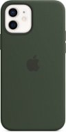 Telefon tok Apple iPhone 12 Mini ciprusi zöld szilikon MagSafe tok - Kryt na mobil