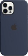 Apple iPhone 12 Pro Max Silicone Case with MagSafe, Navy Blue - Phone Cover
