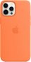 Apple iPhone 12 Pro Max Silicone Case with MagSafe, Kumquat Orange - Phone Cover