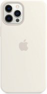 Apple iPhone 12 Pro Max fehér szilikon MagSafe tok - Telefon tok