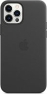 Apple iPhone 12 and 12 Pro Leather Case with MagSafe, Black - Phone Cover