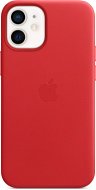 Kryt na mobil Apple iPhone 12 Mini Kožený kryt s MagSafe (PRODUCT) RED - Kryt na mobil