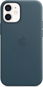 Apple iPhone 12 Mini Kožený kryt s MagSafe baltsky modrý - Kryt na mobil
