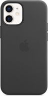 Apple iPhone 12 Mini Leather Case with MagSafe, Black - Phone Cover