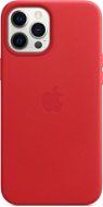 Apple iPhone 12 Pro Max Leather Case with MagSafe, Red - Phone Cover