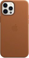 Apple iPhone 12 Pro Max vörösesbarna bőr MagSafe tok - Telefon tok