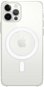 Apple iPhone 12 a 12 Pro Silikonový kryt s MagSafe průhledný - Kryt na mobil