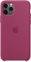 Apple iPhone 11 Pro Silicone Case Dark Fuchsia - Phone Cover