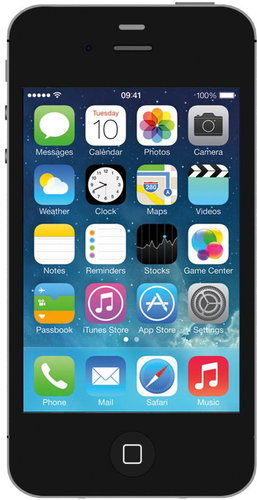 iPhone 4S 8GB Black - Mobile Phone - Main image