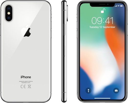 iPhone X 256GB Silver - Mobile Phone - Main image
