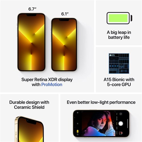 Apple iPhone 13 Pro Max 256GB 6.7´´ Smartphone Golden