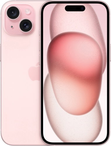 iPhone 15 128GB růžová (kat.B) - Mobile Phone - Main image