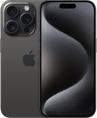 iPhone 15 Pro 128GB black titanium (Cat C) Main image iPhone 15 Pro 128GB black titanium (Cat C) - Mobile Phone - Main image