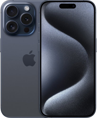 Refurbished iPhone 15 Pro 128GB Blue Titanium - Mobile Phone - Main image
