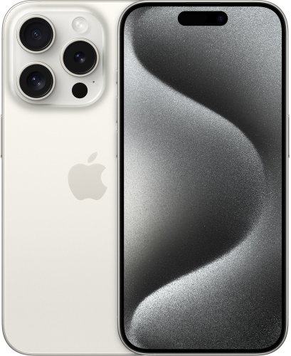 iPhone 15 Pro 256GB bílý titan (kat. C) - Mobile Phone - Main image