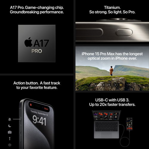iPhone 15 Pro 1TB White Titanium from 1,769 € - Mobile Phone