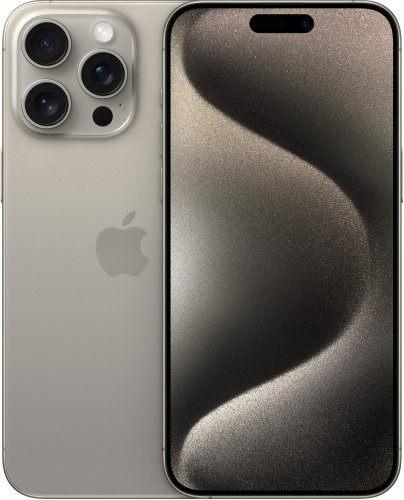 Repasovaný iPhone 15 Pro Max 256 GB prírodný titán - Mobilný telefón - Hlavný obrázok