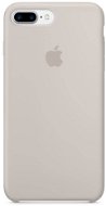 Handyhülle iPhone 7 Plus Silikon Case - Steingrau - Schutzabdeckung