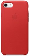 iPhone 7 Leather Case Red - Protective Case