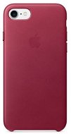 IPhone 7 Leather Case Raspberry - Protective Case