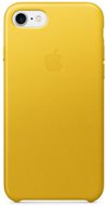 Schutzhülle iPhone 7 Leder Sonnenblumengelb - Schutzabdeckung