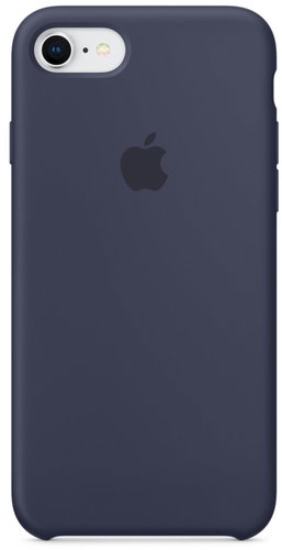 iPhone 8/7 silicone cover midnight blue - Phone Cover - Main image