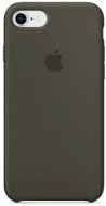 iPhone 8/7 Silikónový kryt tmavo olivový - Ochranný kryt