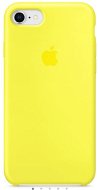 iPhone 8/7 Silikónový kryt žiarivo žltý - Ochranný kryt