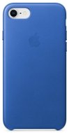 iPhone 8/7 Kožený kryt elektro modrý - Ochranný kryt