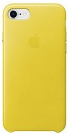 iPhone 8/7 Kožený kryt jarne žltý - Ochranný kryt