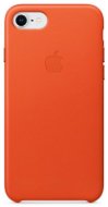 Apple iPhone 8/7 Hülle aus Leder Hellorange - Schutzabdeckung