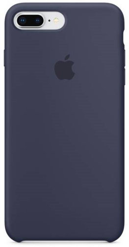 iPhone 8 Plus/7 Plus Silicone Cover Midnight Blue - Phone Cover - Main image