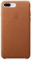 iPhone 8 Plus/7 Plus Leather Case Saddle Brown - Phone Cover