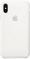iPhone X Silikónový kryt biely - Kryt na mobil
