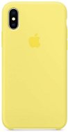iPhone X Silikónový kryt citrónovo žltý - Ochranný kryt