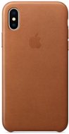 iPhone X Leather case saddle brown - Phone Cover