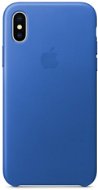 iPhone X Lederbezug Elektro blau - Schutzabdeckung