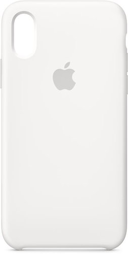 iPhone XS Silicone Cover White - Phone Cover - Main image