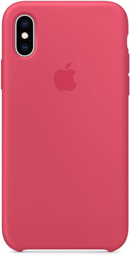 iPhone XS Silicone Case hibiscus - Phone Cover - Main image