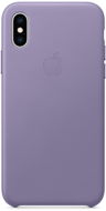 iPhone XS Leather Case lilac - Phone Cover