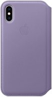 iPhone XS Folio Lilac Blue Lederhülle - Handyhülle