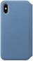 iPhone XS Folio Lederhülle Blaue Kornblume - Handyhülle
